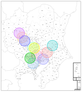 関東エリアマップ